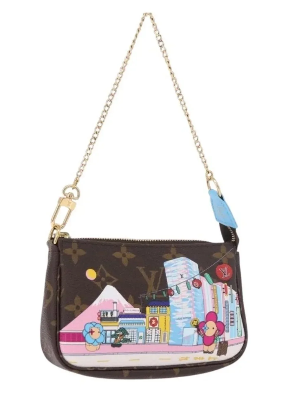 LOUIS VUITTON Vivienne Mini Pochette Accessoires Pouch M81637 LV Auth 189294SM
